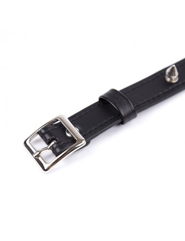 OHMAMA FETISH COLLAR SPIKES PUNK COLLAR
