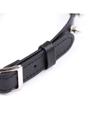 OHMAMA FETISH COLLAR SPIKES PUNK COLLAR