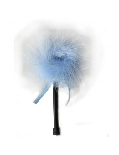 SECRETPLAY LIGHT BLUE MARABOU DUSTER