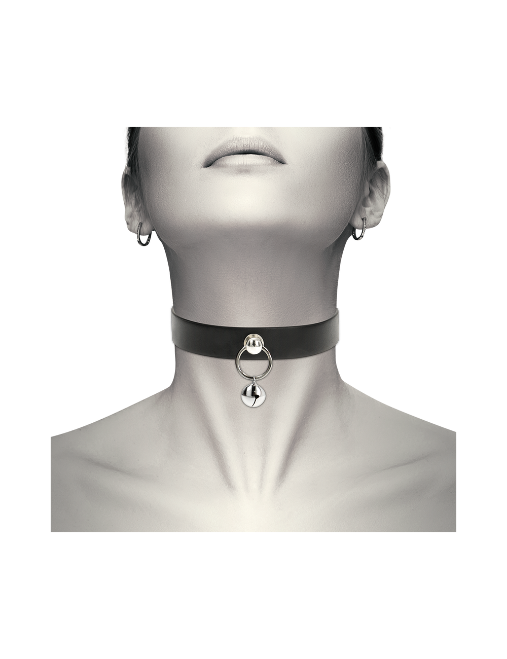 COQUETTE CHIC DESIRE HAND CRAFTED CHOKER JINGLE BELL