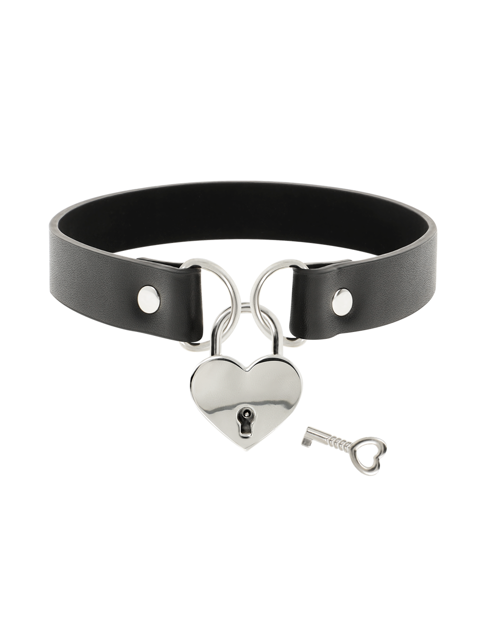 COQUETTE CHIC DESIRE HAND CRAFTED CHOKER KEYS HEART