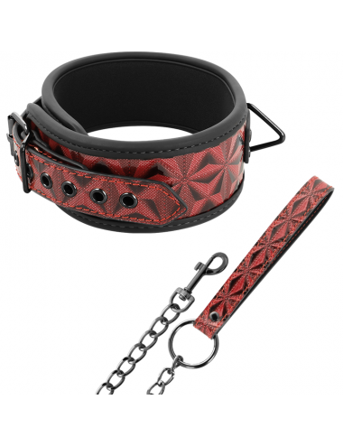 BEGME RED EDITION VEGAN LEATHER NECKLACE