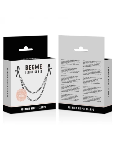 BEGME RED EDITION NIPPLE CLIPS WITH CHAIN