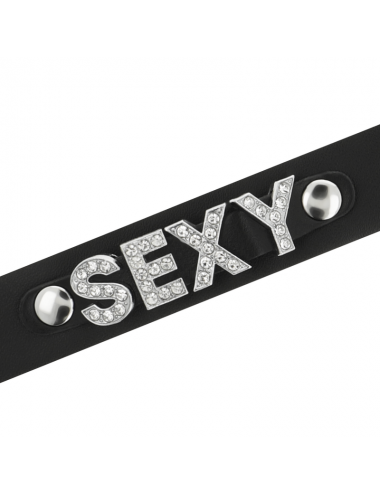 COQUETTE CHIC DESIRE HAND CRAFTED CHOKER VEGAN LEATHER  - SEXY