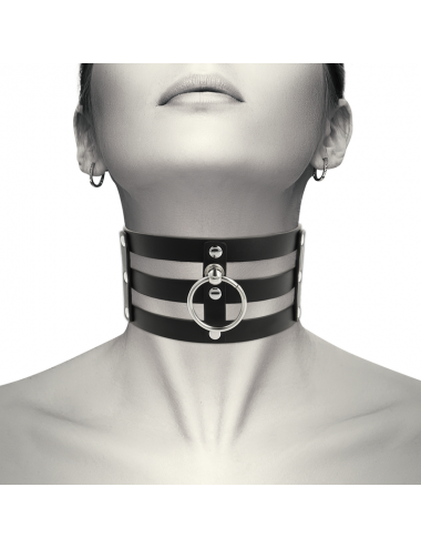 COQUETTE CHIC DESIRE HAND CRAFTED CHOKER VEGAN LEATHER  - FETISH