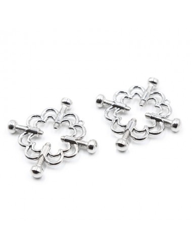 OHMAMA METALLIC NIPPLE CLAMPS FLOWER