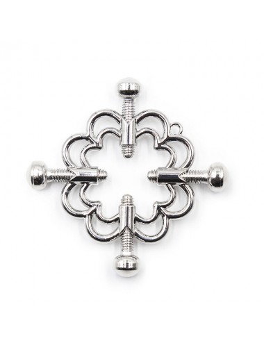 OHMAMA METALLIC NIPPLE CLAMPS FLOWER