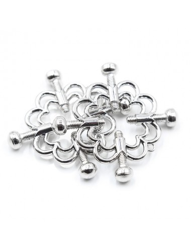 OHMAMA METALLIC NIPPLE CLAMPS FLOWER