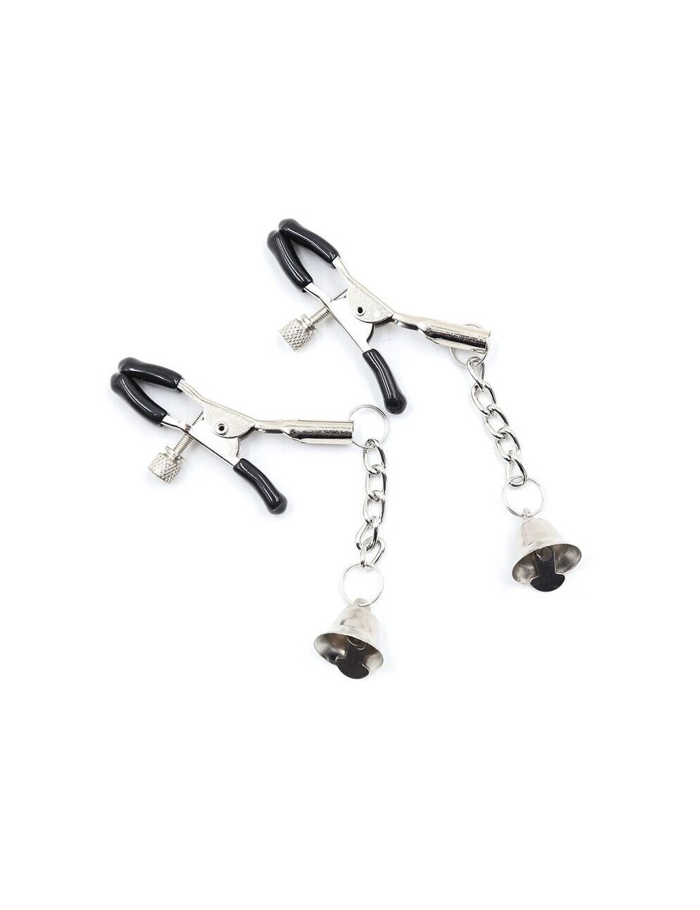 OHMAMA METALIC NIPPLE CLAMPS WITH CHAINS AND LITTLE BELTS