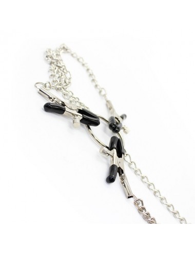 OHMAMA FETISH 3 IN 1 METALLIC NIPPLE CLAMPS