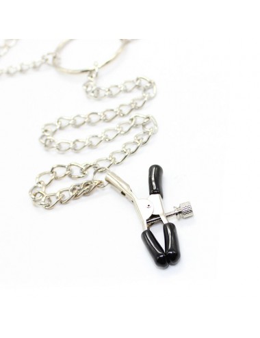 OHMAMA FETISH 3 IN 1 METALLIC NIPPLE CLAMPS