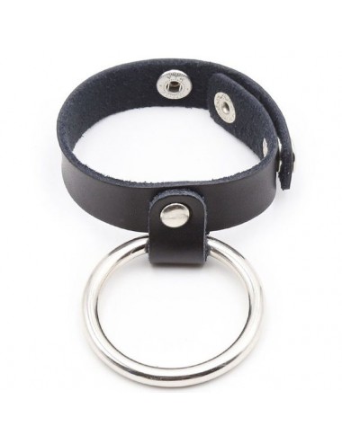 OHMAMA METAL COCK RING WITH BALL DIVIDER