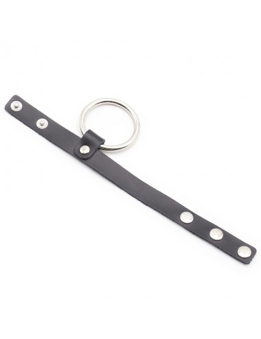 OHMAMA METAL COCK RING WITH BALL DIVIDER