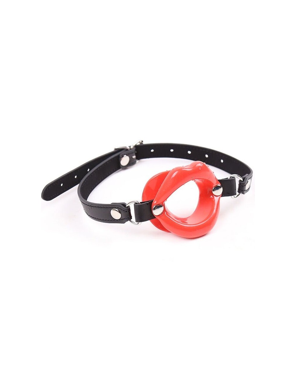 OHMAMA FETISH RED LIPS GAP WITH PU STRAP OHMAMA FETISH RED LIPS GAP WITH PU STRAP