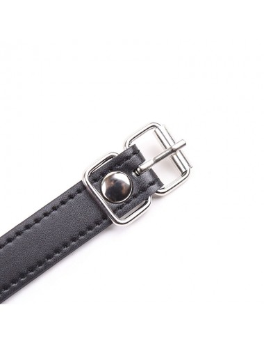 OHMAMA FETISH RED LIPS GAP WITH PU STRAP