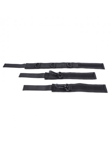 OHMAMA FETISH NYLON COLLAR WITH WRIST RESTRAINTS