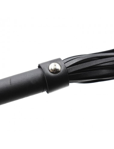 OHMAMA FETISH SILVER RIVET FLOGGER