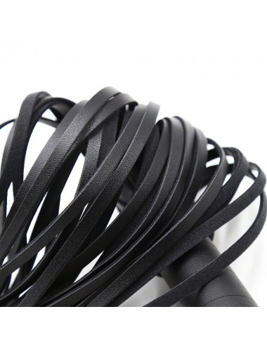 OHMAMA FETISH SILVER RIVET FLOGGER