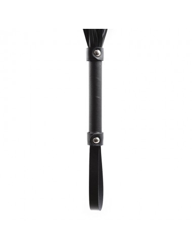 OHMAMA FETISH SILVER RIVET FLOGGER