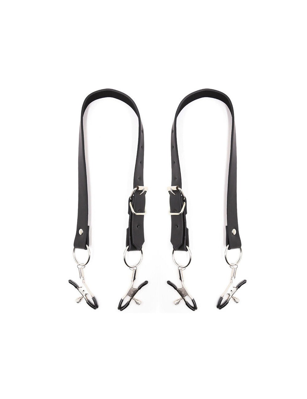 OHMAMA FETISH LEG BONDAGE STRAP CLIT CLAMPS OHMAMA FETISH LEG BONDAGE STRAP CLIT CLAMPS