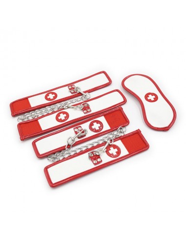 OHMAMA FETISH MINI NURSE BONDAGE 3 PIECES SET