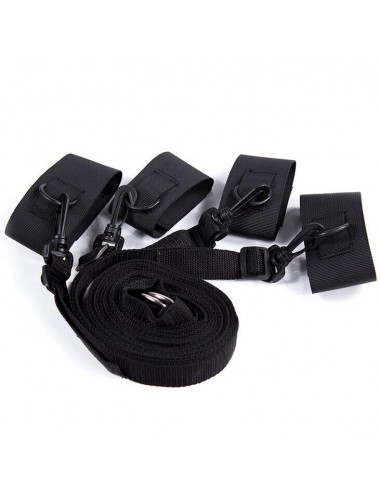 OHMAMA FETISH NYLON VELCRO BED BONDAGE RESTRAINTS