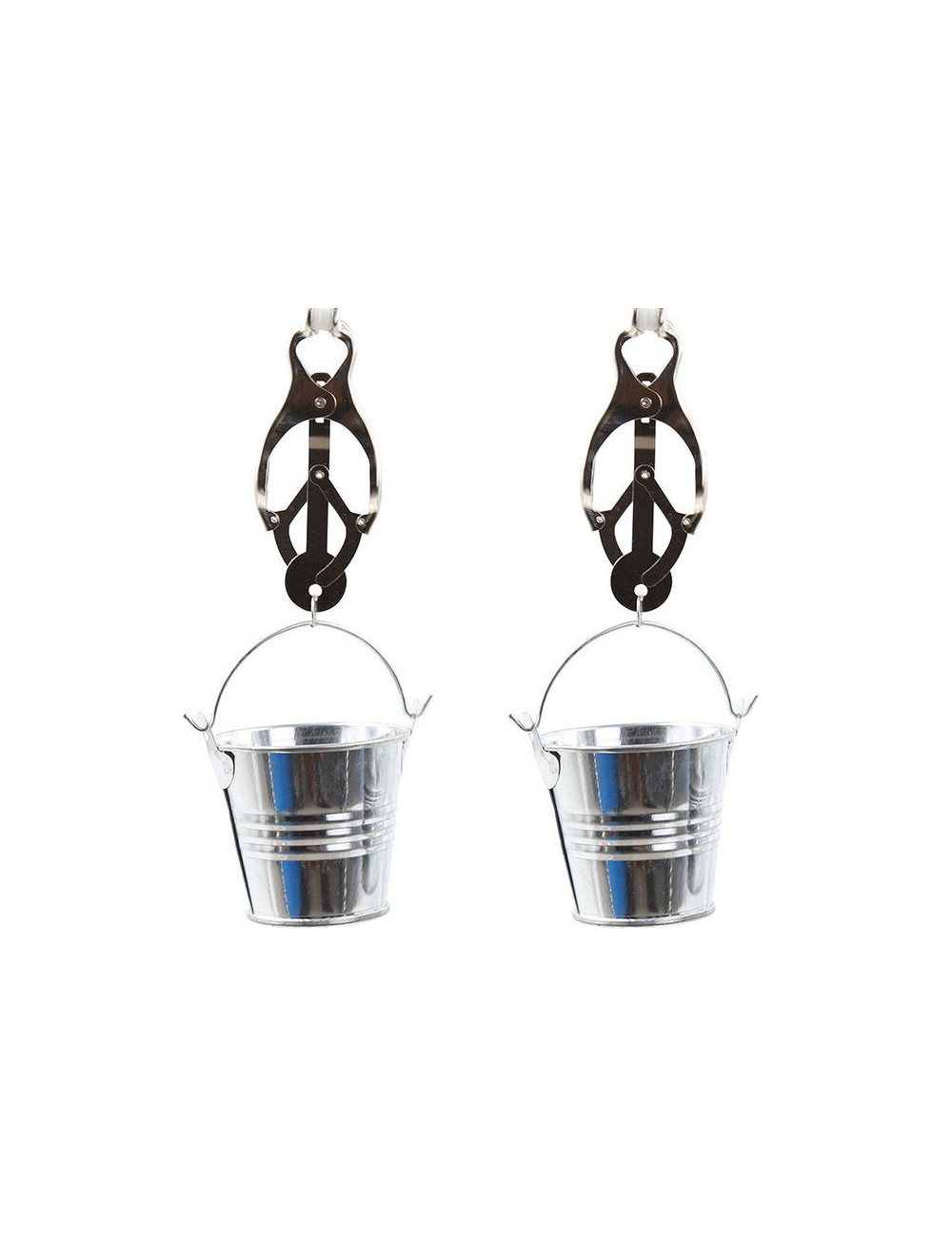OHMAMA FETISH NIPPLE CLAMPS WITH BUCKETS