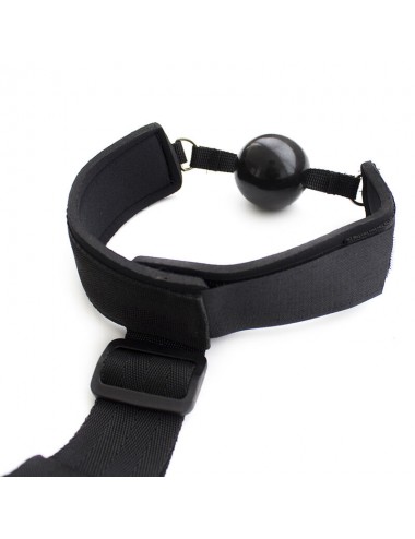 OHMAMA FETISH NEOPRENE GAG WITH HAND CUFFS