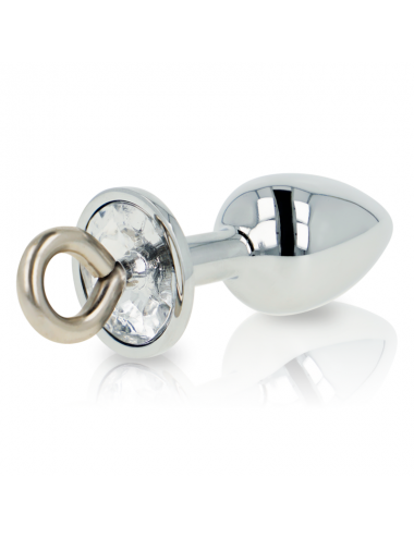 OHMAMA FETISH METAL BUTT PLUG WITH RING