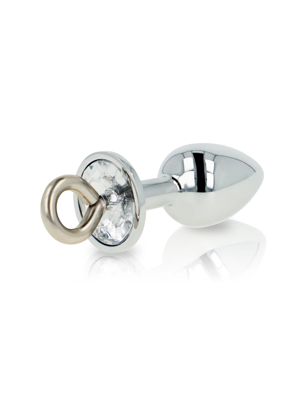 OHMAMA FETISH METAL BUTT PLUG WITH RING OHMAMA FETISH METAL BUTT PLUG WITH RING