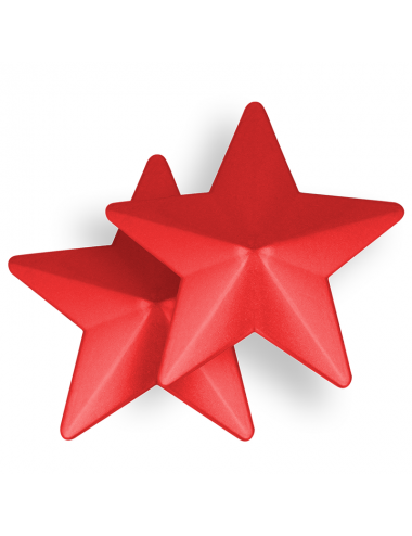 OHMAMA FETISH RED STAR NIPPLE COVERS