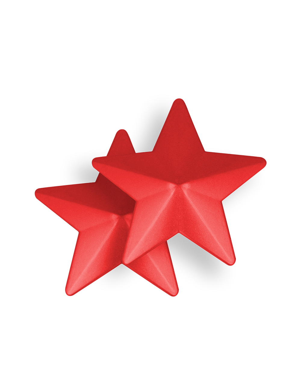 OHMAMA FETISH RED STAR NIPPLE COVERS