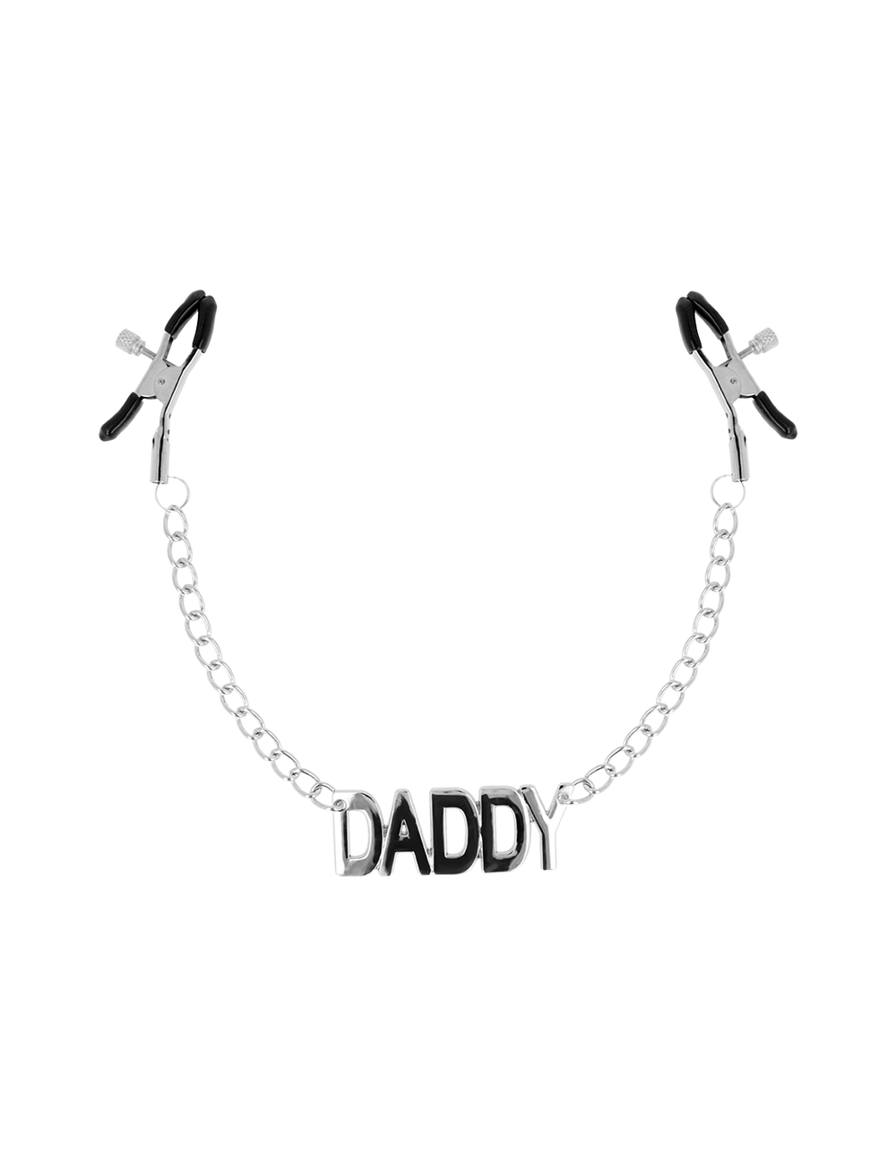 OHMAMA FETISH NIPPLE CLAMPS WITH CHAINS - DADDY OHMAMA FETISH NIPPLE CLAMPS WITH CHAINS - DADDY