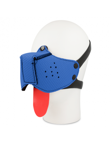 OHMAMA FETISH DOG MUZZLE - BLUE