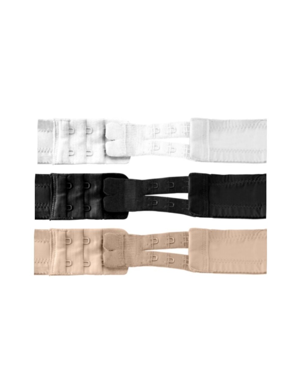 BYEBRA -FLEXIBLE BRA EXTENDERS 2 HOOK NUDE 3 UDS BYEBRA -FLEXIBLE BRA EXTENDERS 2 HOOK NUDE 3 UDS