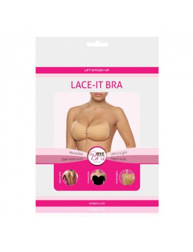 BYEBRA LACE-IT BRA CUP B IN NUDE