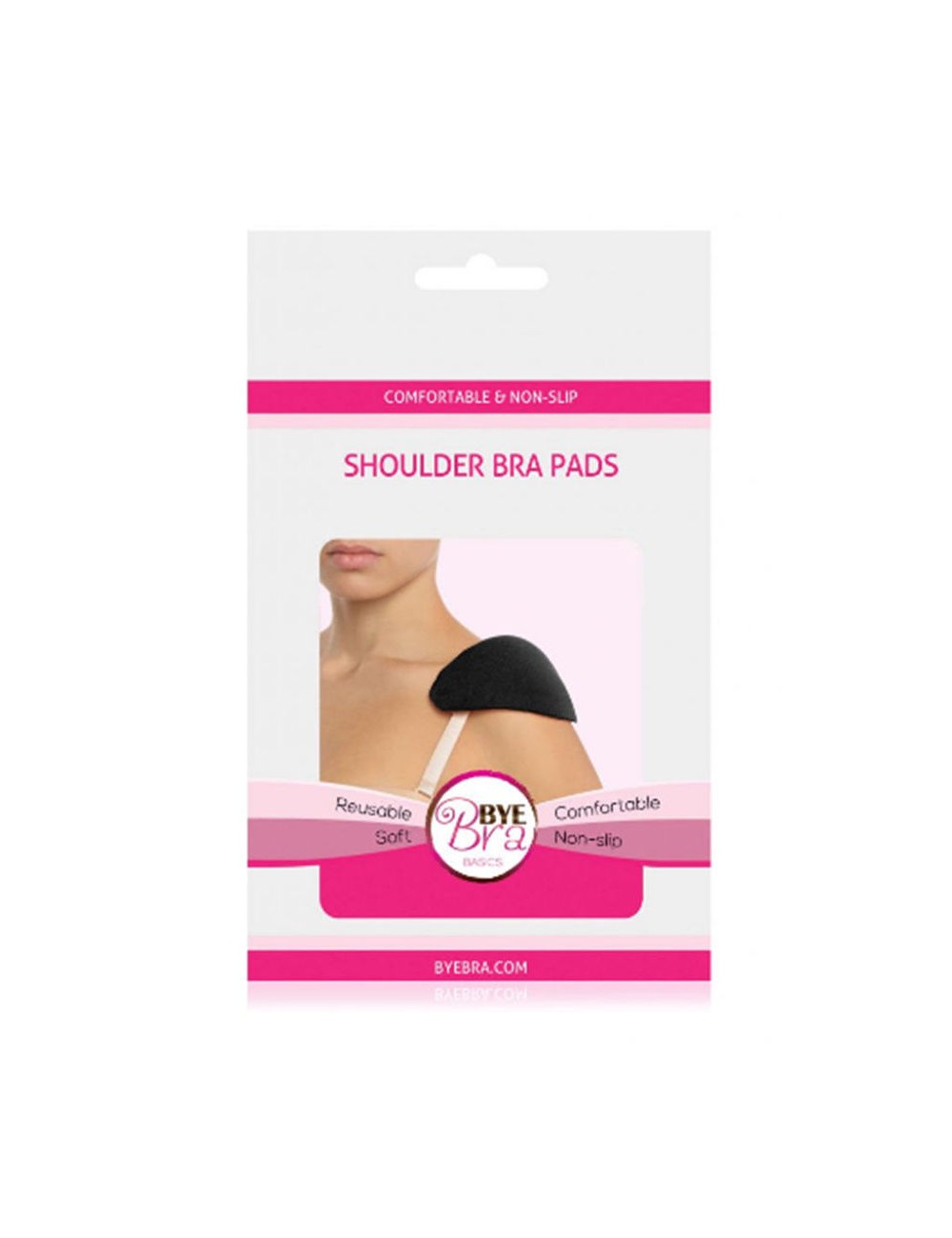 BYEBRA SHOULDER BRA PADS IN BLACK BYEBRA SHOULDER BRA PADS IN BLACK