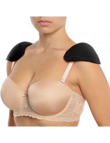 BYEBRA SHOULDER BRA PADS IN BLACK