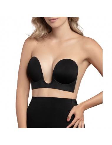 BYE BRA SEAMLESS U-STYLE BRA - BLACK SIZE A