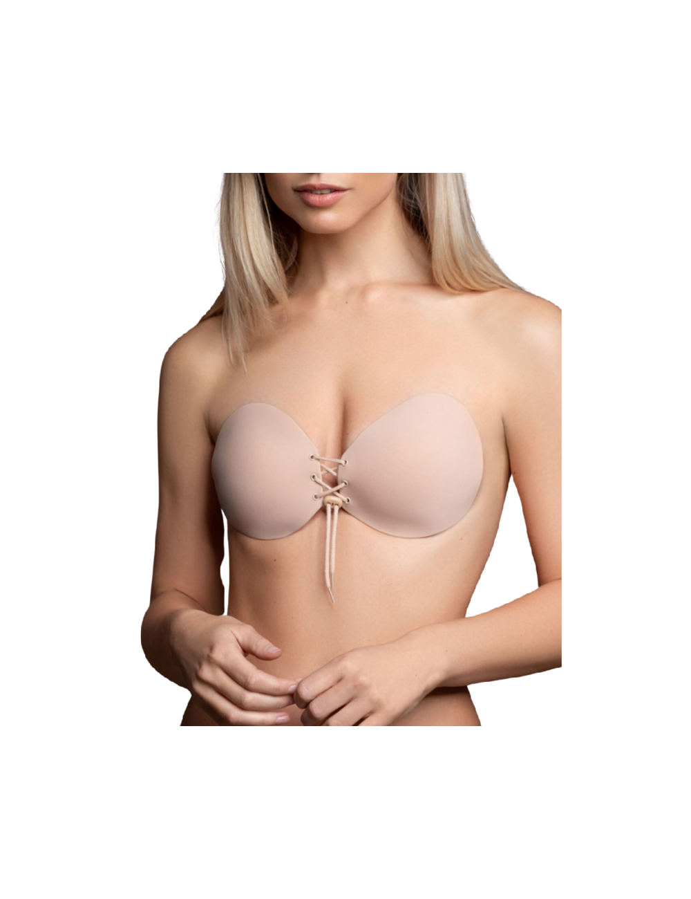 BYE BRA ROUND LACE-IT BRA - NUDE SIZE E