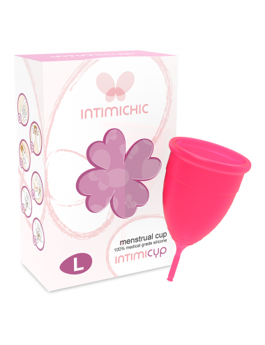 INTIMICHIC MENSTRUAL CUP MEDICAL GRADE SILICONE SIZE L