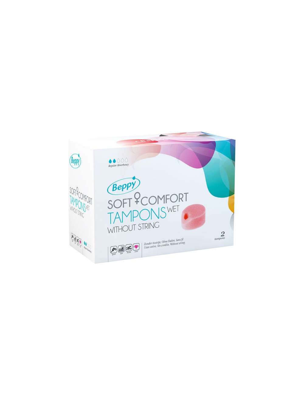 BEPPY SOFT COMFORT TAMPONS WET 2UNITS