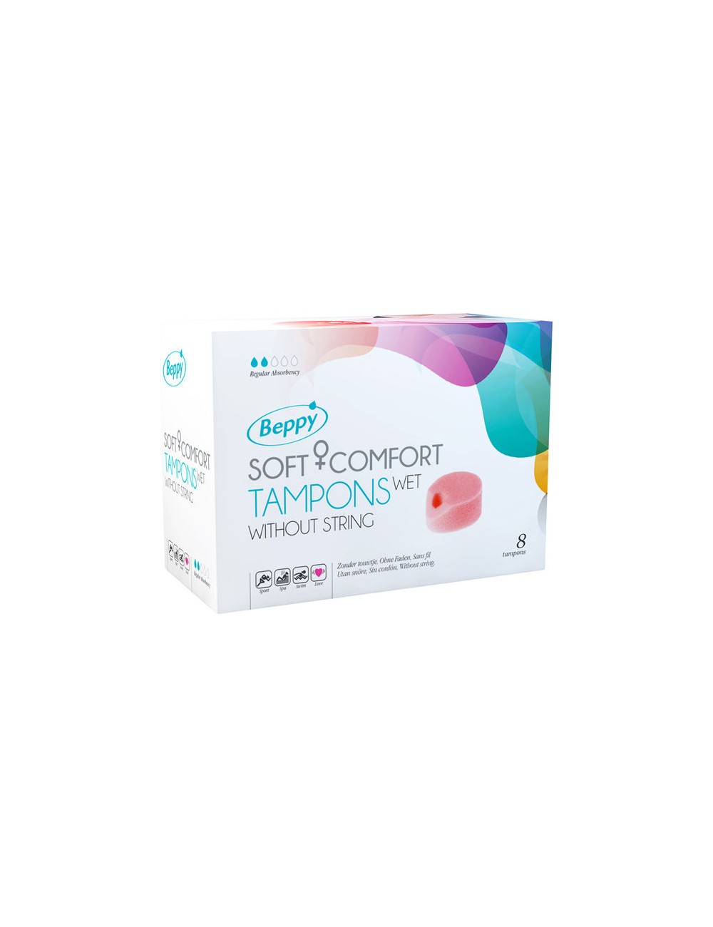 BEPPY SOFT COMFORT TAMPONS WET 8 UNITS BEPPY SOFT COMFORT TAMPONS WET 8 UNITS