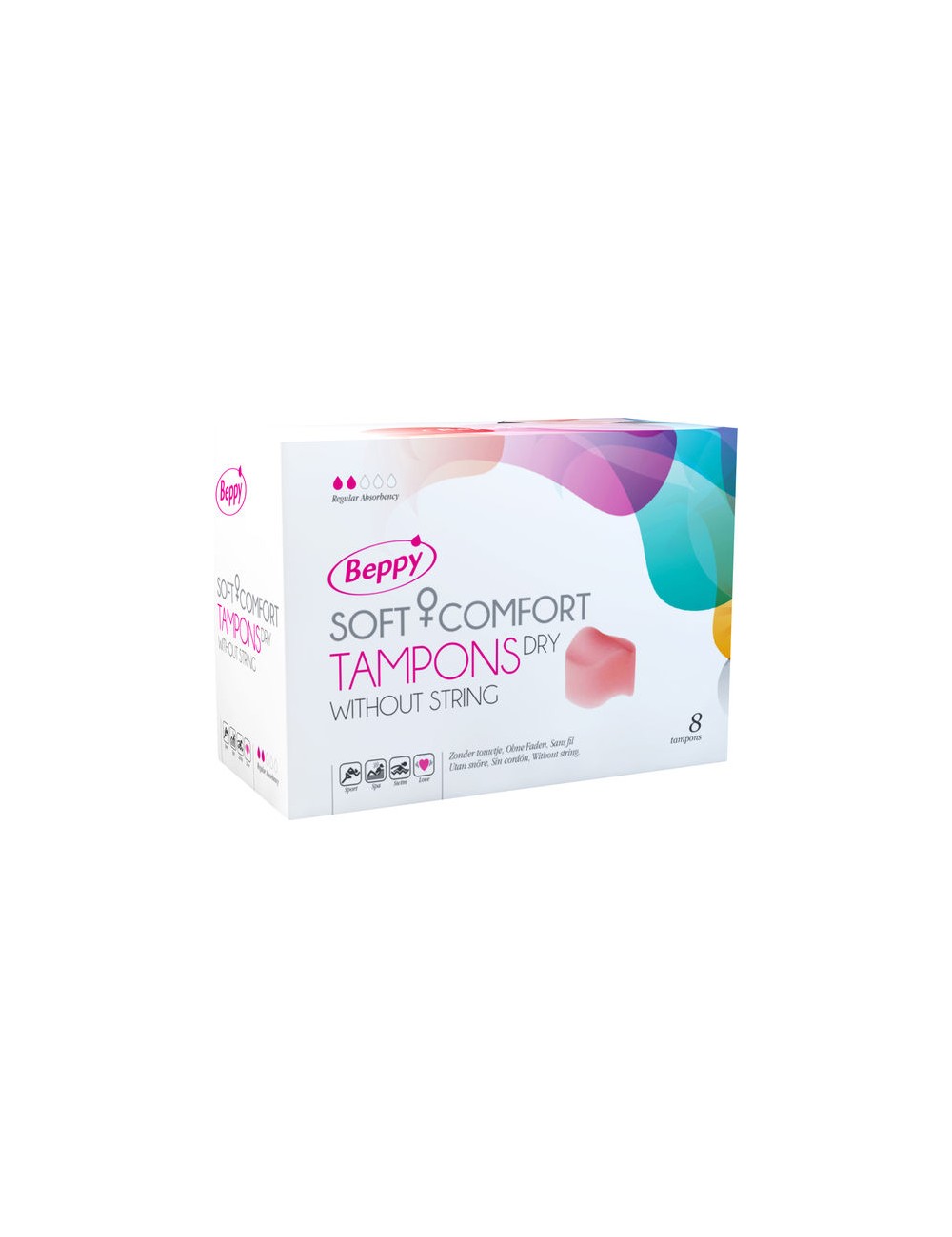 BEPPY SOFT-COMFORT TAMPONS DRY 8 UNITS