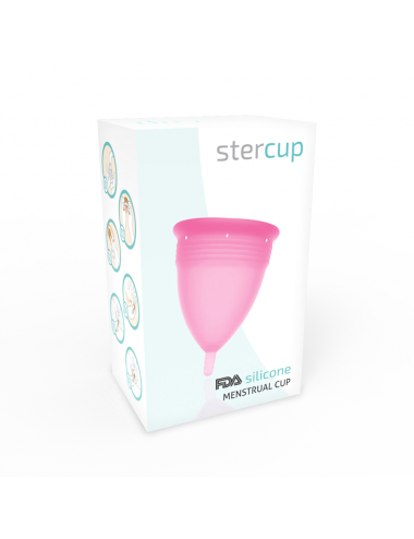 STERCUP MENSTRUAL CUP SIZE S PINK COLOR FDA SILICONE