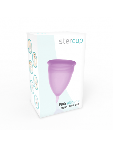 STERCUP MENSTRUAL CUP SIZE S PURPLE COLOR FDA SILICONE