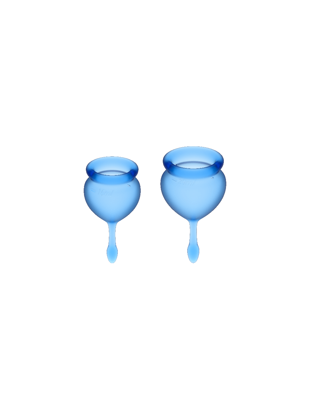 SATISFYER FEEL GOOD MENSTRUAL CUP DARK BLUE  15+20ML