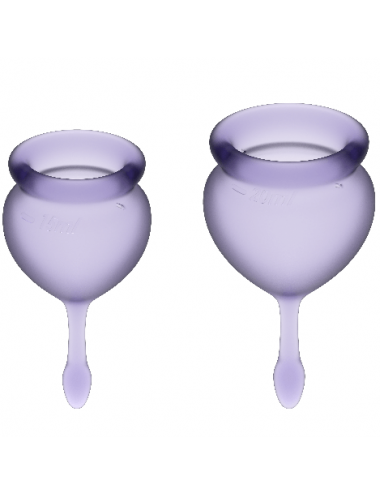 SATISFYER FEEL GOOD MENSTRUAL CUP PURPLE 15+20ML