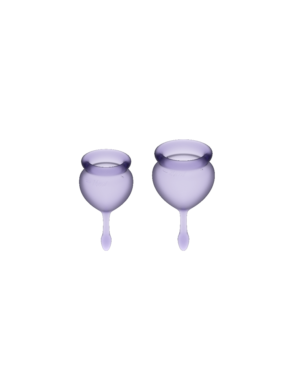 SATISFYER FEEL GOOD MENSTRUAL CUP PURPLE 15+20ML