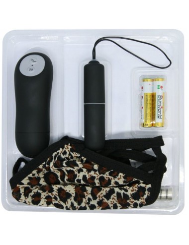 WILD BUTTERFLY VIBRATING THONG WITH REMOTE CONTROL 20 MODES